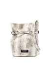 Emporio Armani Exclusive Python-Print Leather Bucket Bag
