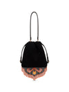 Etro Suede Kalispera Bag With Beads And Fringes