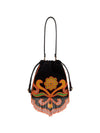 Etro Suede Kalispera Bag With Beads And Fringes
