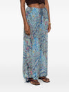 Etro Printed wide-leg trousers