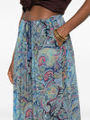 Etro Printed wide-leg trousers