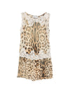 Ermanno Firenze Leopard print mini dress