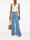 Ermanno Firenze Embroidered denim jeans