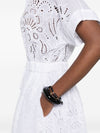 Ermanno Firenze Embroidered cotton shirtdress