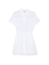 Ermanno Firenze Embroidered cotton shirtdress