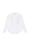 Ermanno Firenze Embroidered cotton shirt