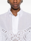 Ermanno Firenze Embroidered cotton shirt