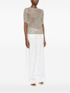 Fabiana Filippi Openwork t-shirt