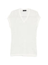 Fabiana Filippi V-neck short sleeves sequin embellishments Openwork top