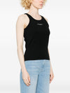 Maison Kitsuné Maison KitsunÃ© Logo cotton tank top
