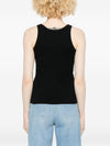 Maison Kitsuné Maison KitsunÃ© Logo cotton tank top