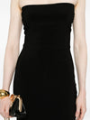 Norma Kamali Strapless midi dress