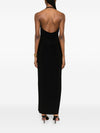 Norma Kamali Side slit long dress