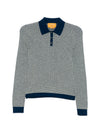Guest In Residence Pique cashmere polo shirt
