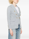 Circolo 1901 Striped double-breasted jacket