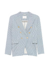Circolo 1901 Striped double-breasted jacket