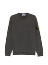 Stone Island Logo cotton crewneck sweatshirt