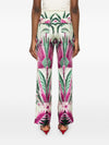F.R.S . Printed silk trousers