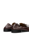 MM6 Maison Margiela Swing-toe leather loafers