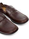 MM6 Maison Margiela Swing-toe leather loafers
