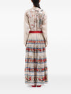 Pierre Louis Mascia Printed silk skirt