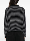 Beyou Cashmere striped polo shirt