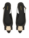 Ferragamo New Vara Plate Flat Slingback