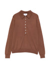Beyou Cashmere and silk polo sweater