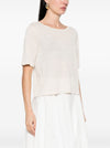 Base Linen and cotton blend sweater