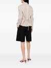 Emporio Armani Linen single-breasted jacket