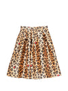Alessandro Enriquez Printed midi skirt