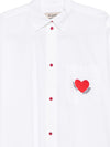 Alessandro Enriquez Heart cotton shirt