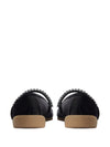 Giuseppe Zanotti Silk Satin Rhinestone Flat Shoes