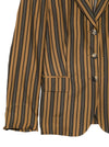 Alberto Biani Striped silk blazer jacket