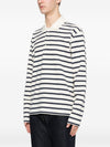 Junya Watanabe Striped cotton polo shirt