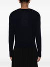 Extreme Cashmere V-neck striped cuffs Wool and cashmere v-necked sweater