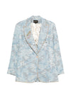 Minime Paris Printed single-breasted jacket