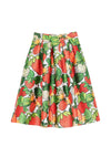 Alessandro Enriquez Printed midi skirt