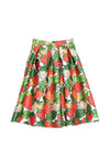 Alessandro Enriquez Printed midi skirt