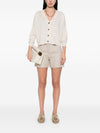 Base Linen and cotton blend cardigan