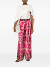 Pierre Louis Mascia Printed silk trousers
