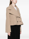 Emporio Armani Cotton double-breasted jacket