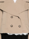 Emporio Armani Cotton double-breasted jacket