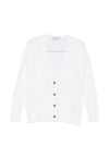Ermanno Firenze V-neck Cotton blend v-necked cardigan