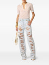 Elisabetta Franchi Denim cotton jeans