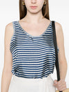 Pierre Louis Mascia Striped silk top