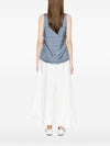 Pierre Louis Mascia Striped silk top