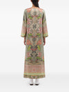 Pierre Louis Mascia A-line silhouette Printed silk dress