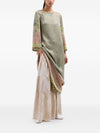 Pierre Louis Mascia A-line silhouette Printed silk dress