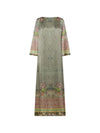 Pierre Louis Mascia A-line silhouette Printed silk dress